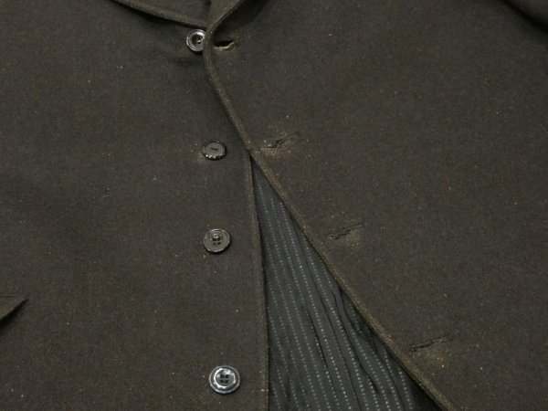 画像8: 10s 20s UNKNOWN BESPOKE WOOL SACK COAT  (8)