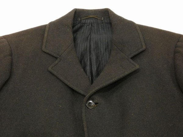 画像4: 10s 20s UNKNOWN BESPOKE WOOL SACK COAT  (4)