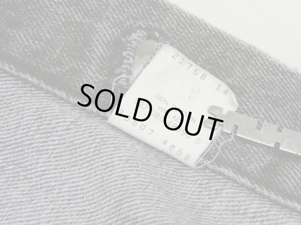 画像11: 80s 90s Levi's 70507-4858 YARN DYED BLACK DENIM JACKET GJ with DISNEY MGM STUDIOS PATCH MADE IN USA (11)