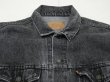画像4: 80s 90s Levi's 70507-4858 YARN DYED BLACK DENIM JACKET GJ with DISNEY MGM STUDIOS PATCH MADE IN USA (4)