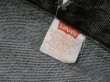 画像10: 80s 90s Levi's 70507-4858 YARN DYED BLACK DENIM JACKET GJ with DISNEY MGM STUDIOS PATCH MADE IN USA (10)