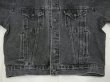 画像6: 80s 90s Levi's 70507-4858 YARN DYED BLACK DENIM JACKET GJ with DISNEY MGM STUDIOS PATCH MADE IN USA (6)