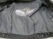 画像8: 80s 90s Levi's 70507-4858 YARN DYED BLACK DENIM JACKET GJ with DISNEY MGM STUDIOS PATCH MADE IN USA (8)