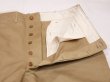 画像6: 40s US ARMY M-41 M-42 COTTON KHAKI CHINO TROUSERS PANTS 38×33 DEAD STOCK (6)