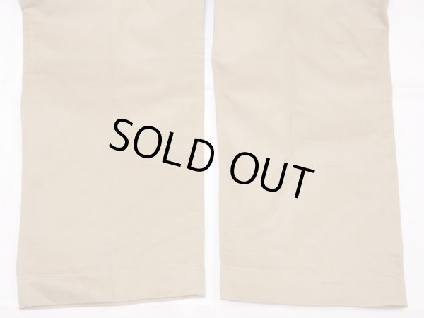 画像10: 40s US ARMY M-41 M-42 COTTON KHAKI CHINO TROUSERS PANTS 38×33 DEAD STOCK (10)