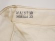 画像8: 40s US ARMY M-41 M-42 COTTON KHAKI CHINO TROUSERS PANTS 38×33 DEAD STOCK (8)