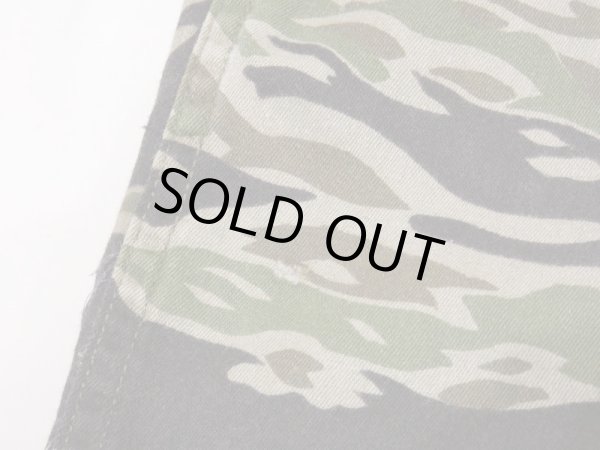 画像13: 60s 70s Viet Nam LATE WAR TIGER STRIPE JACKET SHIRT LLD TWO-TONE US-M (13)