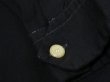 画像9: 50s Regent BLACK PLAIN SOLID LOOP COLLAR RAYON GABARDINE SHIRT with EMBROIDERED (9)