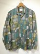 画像1: 60s Golden Arrow ABSTRACT ALL OVER PATTERN SQUARE SHIRT (1)