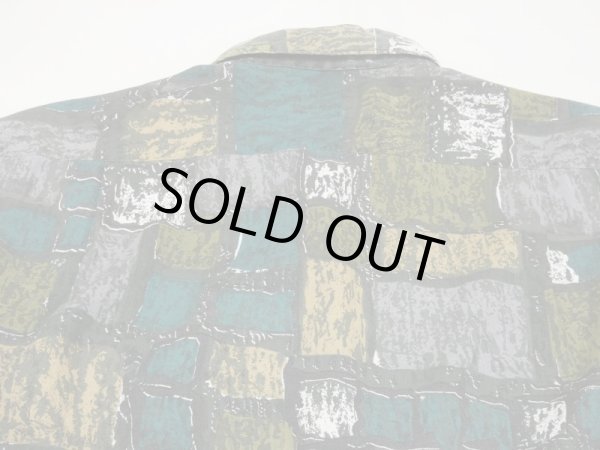 画像11: 60s Golden Arrow ABSTRACT ALL OVER PATTERN SQUARE SHIRT (11)