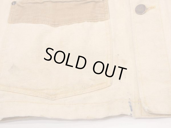 画像6: 50s 60s UNKNOWN DUCK RANCH LOGGER CHORE JACKET COVERALL (6)