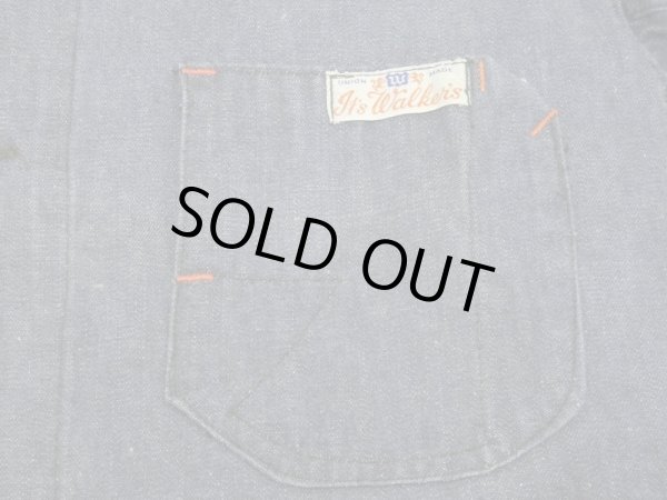 画像6: 50s It’s Walker's DENIM CHORE JACKET COVERALL (6)