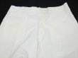 画像4: 60s US ARMY FOOD HANDLER'S WHITE COTTON DRILL TROUSERS PANTS DEAD STOCK (4)