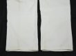 画像10: 60s US ARMY FOOD HANDLER'S WHITE COTTON DRILL TROUSERS PANTS DEAD STOCK (10)
