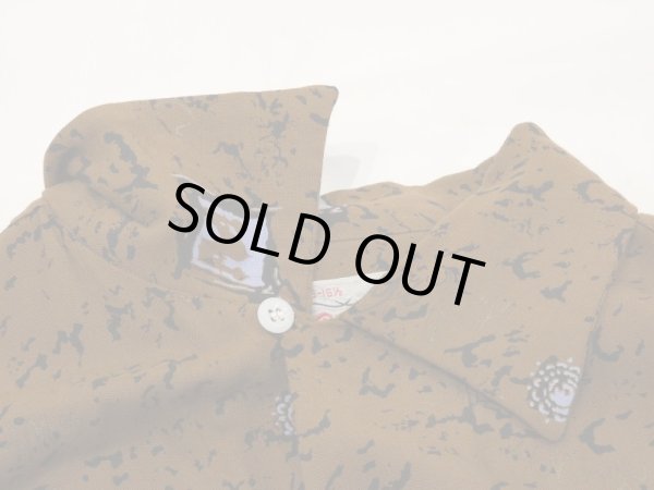 画像5: 50s MW BRENT ALL OVER PATTERN RAYON OPEN COLLAR SHIRT (5)