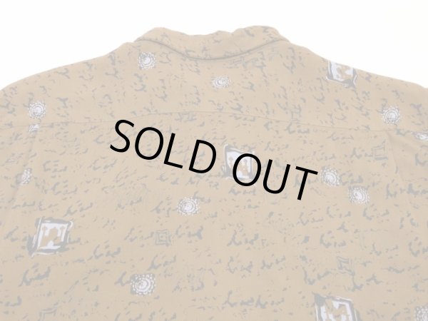 画像12: 50s MW BRENT ALL OVER PATTERN RAYON OPEN COLLAR SHIRT (12)