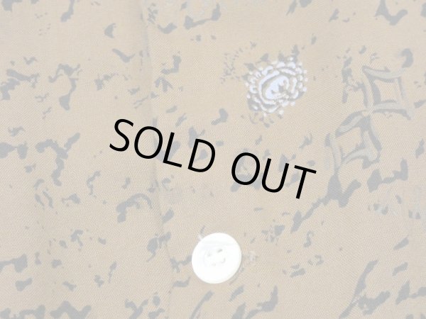 画像9: 50s MW BRENT ALL OVER PATTERN RAYON OPEN COLLAR SHIRT (9)