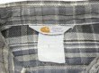 画像3: 80s 90s Carhartt GRAY PLAID HEAVY FLANNEL SHIRT MADE IN USA ？ (3)