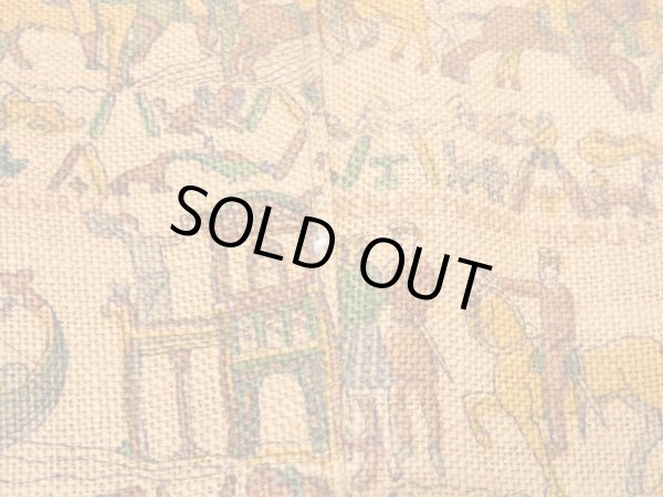 画像12: 60s Hannry's MEDIEVAL MURAL PATTERN HEMP TAILORED JACKET (12)