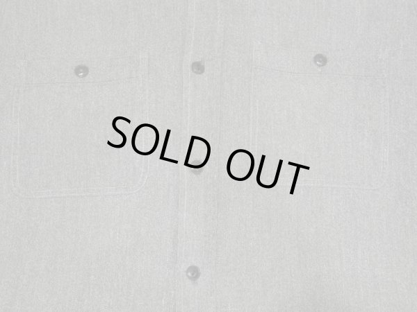 画像6: 50s BIG CHIEF SALT&PEPPER BLACK CHAMBRAY SHIRT (6)