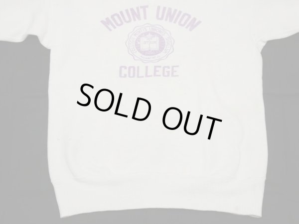 画像6: 50s UNKNOWN FRONT V SOAK COLLEGE PRINT SWEAT (6)