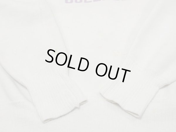 画像11: 50s UNKNOWN FRONT V SOAK COLLEGE PRINT SWEAT (11)