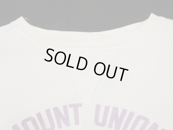 画像3: 50s UNKNOWN FRONT V SOAK COLLEGE PRINT SWEAT (3)