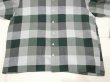 画像6: 60s Lord Benson BLOCK CHECK OPEN COLLAR BOX SHIRT (6)