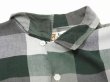 画像5: 60s Lord Benson BLOCK CHECK OPEN COLLAR BOX SHIRT (5)