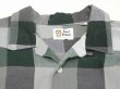 画像4: 60s Lord Benson BLOCK CHECK OPEN COLLAR BOX SHIRT (4)