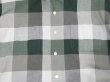 画像7: 60s Lord Benson BLOCK CHECK OPEN COLLAR BOX SHIRT (7)