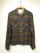 画像1: 60s CAMPUS GRADATION PLAID RAYON SQUARE SHIRT (1)