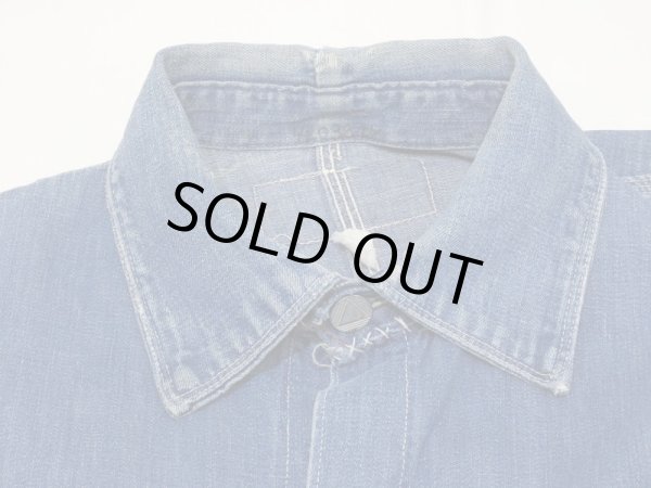 画像4: 30s Liberty ？ DENIM CHORE JACKET COVERALL with NRA CODE TAG and WESTERN COSTUME TAG (4)