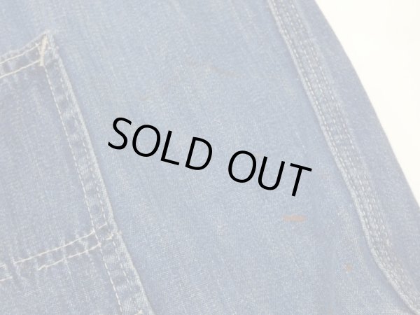 画像10: 30s Liberty ？ DENIM CHORE JACKET COVERALL with NRA CODE TAG and WESTERN COSTUME TAG (10)