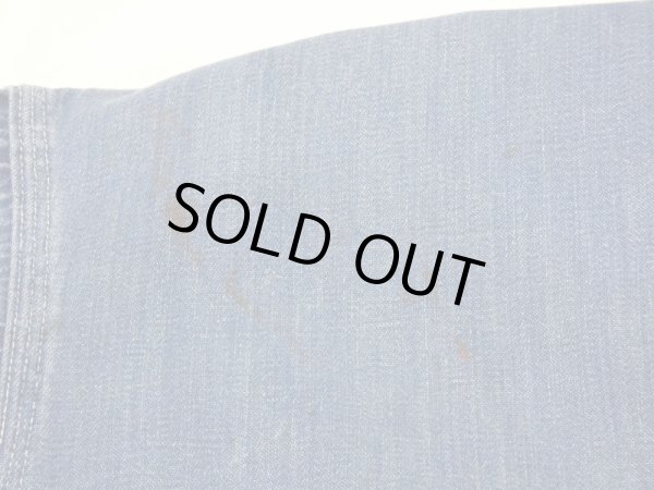 画像7: 30s Liberty ？ DENIM CHORE JACKET COVERALL with NRA CODE TAG and WESTERN COSTUME TAG (7)