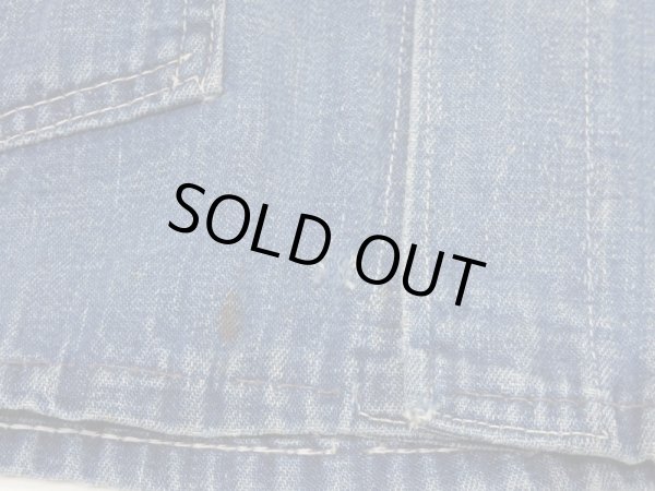 画像11: 30s Liberty ？ DENIM CHORE JACKET COVERALL with NRA CODE TAG and WESTERN COSTUME TAG (11)