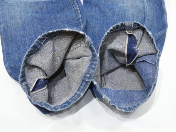 画像11: 40s MONTGOMERY WARD 101 5 POCKET DENIM PANTS with CROTCH RIVET ２ (11)