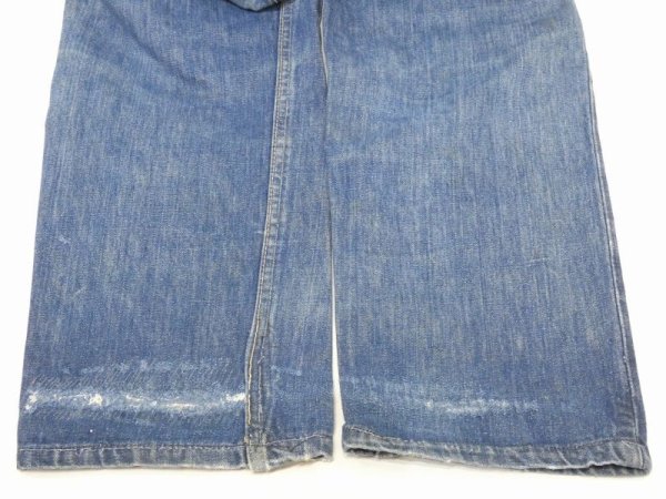 画像18: 40s MONTGOMERY WARD 101 5 POCKET DENIM PANTS with CROTCH RIVET ２ (18)