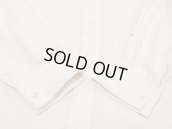 画像9: 60s 1964 A.Sulka & Company BESPOKE SILK DRESS SHIRT with CHIN STRAP (9)