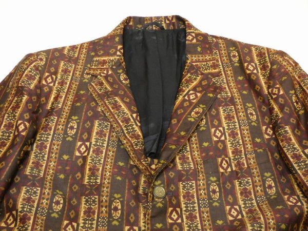 画像3: 60s Sportswear by SEARS BATIK ALL OVER PATTERN TAILORED JACKET (3)