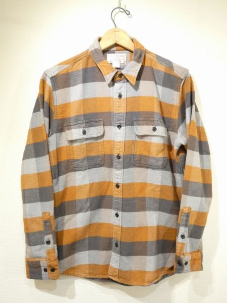 画像1: 90s 00s C.C.FILSON BLOCK CHECK HEAVY FLANNEL SHIRT (1)