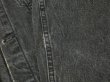 画像10: 80s Levi's 57508-0256 YARN DYED BLACK DENIM JACKET GJ with METALLICA PATCH MADE IN USA (10)