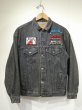 画像2: 80s Levi's 57508-0256 YARN DYED BLACK DENIM JACKET GJ with METALLICA PATCH MADE IN USA (2)