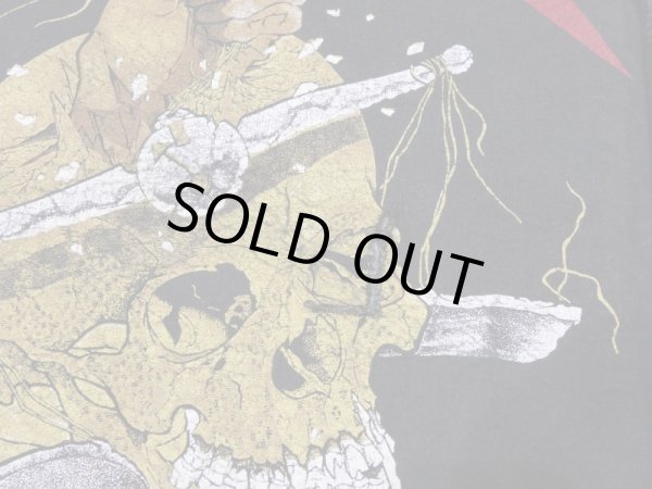 画像16: 80s Levi's 57508-0256 YARN DYED BLACK DENIM JACKET GJ with METALLICA PATCH MADE IN USA (16)