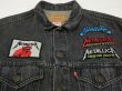 画像5: 80s Levi's 57508-0256 YARN DYED BLACK DENIM JACKET GJ with METALLICA PATCH MADE IN USA (5)