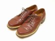 画像3: 50s Bondshire PUNCHED CAP TOE LEATHER SHOES (3)