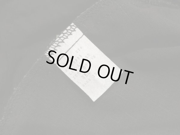 画像9: 80s US MILITARY CIVILIAN HOT WEATHER COMBAT BLACK RIP STOP BDU JACKET DEAD STOCK (9)