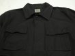 画像5: 80s US MILITARY CIVILIAN HOT WEATHER COMBAT BLACK RIP STOP BDU JACKET DEAD STOCK (5)