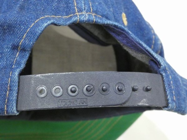 画像9: 70s 80s Levi's 6 PANEL SNAP BACK DENIM CAP (9)