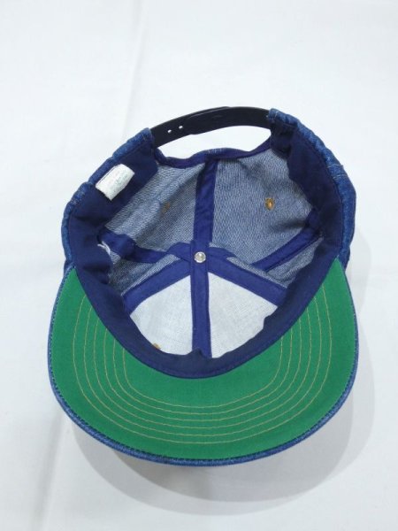 画像7: 70s 80s Levi's 6 PANEL SNAP BACK DENIM CAP (7)